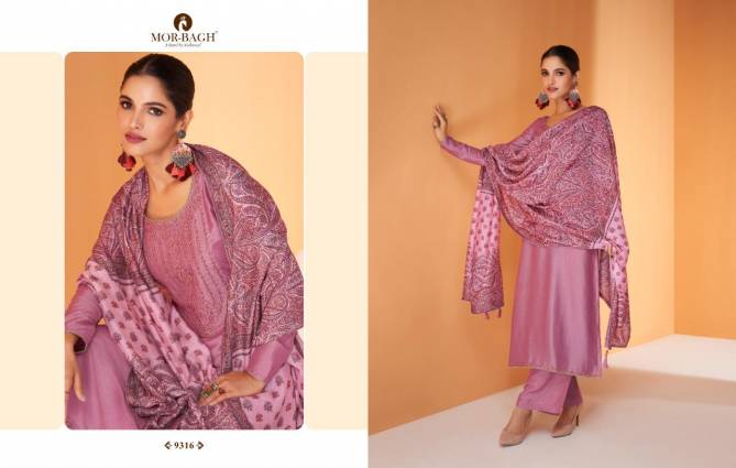 Aashirwad Mor Bagh Kalam 9315 Series Fancy Wear Silk Designer Salwar Kameez Collection
